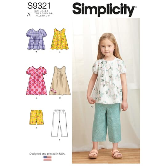 Simplicity&#xAE; Pattern CS9321 (3-4-5-6-7-8)